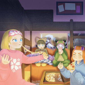 sleepover with the girls