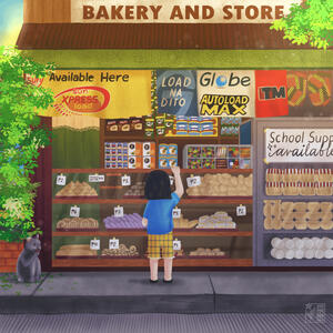 buying pandesal during sunrirse