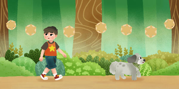 2025 - Karlo, Kulot and the Lights of Luminara Sample Illustration
